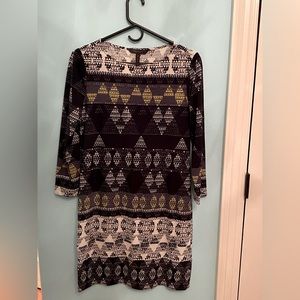 BCBG Three Quarter Sleeve dress